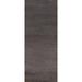Gray Modern Gabbeh Runner Rug Hand-Knotted Solid Wool Carpet - 2'10" x 9'9"