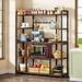 5-Tier Large Bakers Rack, 55" Wide Kitchen Hutch Microwave Stand