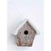4" Snowy Birdhouse Ornament, Set of 2