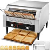 VEVOR Commercial Conveyor Toaster,Heavy Duty Stainless Steel Commercial Toaster Oven for Toast Bun,Bagel,Bread