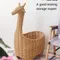 Papahug | nordischer Haushalt Organisation sbox Spielzeug Lager regal Schrank reine handgemachte Giraffe gewebte Aufbewahrung skorb