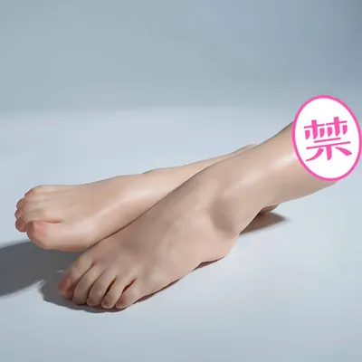 Piede per la pratica delle unghie nuovo Design piedini in Silicone femminile modello manichino Fetish del piede per scarpe da lavoro calzini espositore per gioielli TGM2
