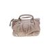 Gucci Leather Satchel: Pebbled Tan Print Bags
