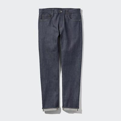 Uniqlo - Cotton Selvedge Stretch Slim Fit Jeans - Blue - 35inch