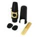 Andoer Durable Plastic Alto Sax Saxophone Mouthpiece with Metal Buckle Reed Enhance Your Saxophone Performance with this Mouthpiece