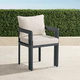 Set of 2 Porticello Aluminum Dining Arm Chairs. - Natural - Frontgate