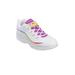 Extra Wide Width Women's Romy Walking Sneaker by Easy Spirit in White Rainbow (Size 7 WW)