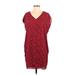 Old Navy Casual Dress - Shift: Burgundy Dresses - Women's Size Small