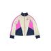 Nike Track Jacket: Below Hip Pink Color Block Jackets & Outerwear - Kids Girl's Size Large
