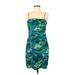 Calvin Klein Cocktail Dress: Green Camo Dresses - Women's Size 8