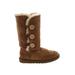 Ugg Australia Boots: Brown Solid Shoes - Women's Size 6 - Round Toe