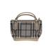 Burberry Satchel: Tan Color Block Bags