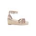 Vince Camuto Wedges: Pink Shoes - Women's Size 8 - Open Toe