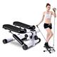 Under Desk Elliptical Bike Pedal Exerciser Bike Elliptical Machine Stand Up Trainers with Built in Display Monitor,Quiet Compact Home Office Trainer Fitness