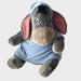 Disney Toys | Disneyland Resort Eeyore W/ Night Shirt & Cap Plush Stuffed Animal Toy Large 16" | Color: Blue/Gray | Size: Osg