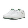 Sneaker PUMA "Court Classic Sneakers Erwachsene" Gr. 45, weiß (white vine gold green) Schuhe Puma