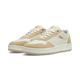 Sneaker PUMA "Court Classic Suede Sneakers Erwachsene" Gr. 44.5, weiß (alpine snow toasted almond white beige) Schuhe Puma