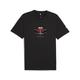 T-Shirt PUMA "Scuderia Ferrari Race Motorsport mit Grafik Herren" Gr. S, schwarz (black) Herren Shirts T-Shirts