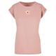 T-Shirt MERCHCODE "Damen Ladies Spring - Grow through 1 T-Shirt" Gr. XL, rosa (duskrose) Herren Shirts T-Shirts