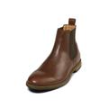 Chelseaboots MARC O'POLO "aus edlem Rindleder" Gr. 41, braun Herren Schuhe Boots Stiefel