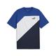 T-Shirt PUMA "PUMA POWER Colorblock Herren" Gr. XL, blau (club navy blue) Herren Shirts T-Shirts