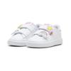 Sneaker PUMA "Smash 3.0 Badges Sneakers Mädchen", Kinder, Gr. 22, pink (weiß passionfruit pink), Obermaterial: Synthetik, Textil; Futter: Textil; Innensohle: Textil; Laufsohle: Gummi, Schuhe