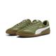 Fußballschuh PUMA "KING 21 IT Fußballschuhe Erwachsene" Gr. 47, grün (olive green white) Schuhe Fußballschuhe