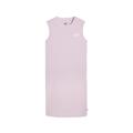 Sweatkleid PUMA "ESS+ Ärmelloses Kleid Damen" Gr. XL, Normalgrößen, lila (grape mist purple) Damen Kleider Sweatkleider