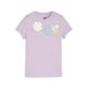 T-Shirt PUMA "CLASSICS SNFLR mit Logo Mädchen" Gr. 152, lila (grape mist purple) Kinder Shirts T-Shirts