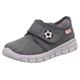 Hausschuh SUPERFIT "BOBBY WMS: M IV" Gr. 35, grau (grau fußball) Kinder Schuhe Hausschuhe