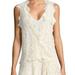 Free People Dresses | Free People Ms Size Small Ivory Lace Two Hearts Sleeveless Drop Waist Mini Dress | Color: Cream | Size: S