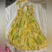 Lilly Pulitzer Dresses | Lilly Pulitzer Yellow Tie Back Sundress Swing Dress | Color: Yellow | Size: S
