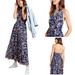 Anthropologie Dresses | Anthro X Gal Meets Glam | Halter Top Button Up Front Siena Maxi Dress | Color: Blue/Pink | Size: 16