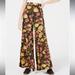 Free People Pants & Jumpsuits | Free People Wide Leg Floral Pants | Color: Brown/Tan | Size: M