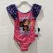 Disney Swim | Disney Encanto Power Trio One Piece Bathing Suit, Size 3t, Upf 50+, Nwt, Pink | Color: Pink/Purple | Size: 3tg