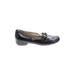 Liz Claiborne Flats: Loafers Chunky Heel Classic Black Print Shoes - Women's Size 6 1/2 - Almond Toe