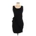 Zalalus Cocktail Dress - Sheath: Black Dresses - New - Women's Size Large