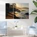 Design Art Beach Photo Serene Shores VII - Nautical & Beach Metal Wall Art Living Room Set Metal in Brown/Yellow | 28 H x 36 W x 1 D in | Wayfair