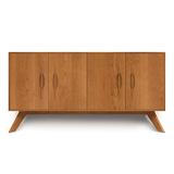 Copeland Furniture Audrey 66.13" Wide Solid Wood Sideboard Wood in Brown | 33.88 H x 66.13 W x 18 D in | Wayfair 6-AUD-40-13