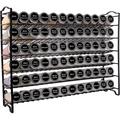 Fish hunter Spice Rack Organizer w/ 72 Empty Square Spice Jars | Wayfair TLJB08L783YBQ