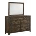 Millwood Pines Koss Rustic Dresser Mirror, Solid Wood | 33.5 H x 46.13 W x 1.5 D in | Wayfair FD7D4C64C4874D48859AF19EBB29E2D9