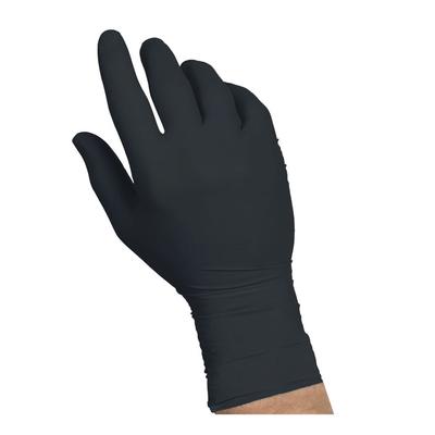 Handgards 304363582 Basicgards General Purpose Vitrile Gloves - Powder Free, Black, Medium