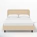 Birch Lane™ Lauren Upholstered Platform Bed Metal | 43 H x 79 W x 87 D in | Wayfair 50776F4223264DFF944BDF28E34DA0DE