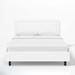 Birch Lane™ Lauren Upholstered Platform Bed Upholstered in White | 43 H x 79 W x 87 D in | Wayfair 46FECFF11581480A861D183CCA4C3D2C