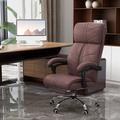 Inbox Zero Manoj Executive Chair Upholstered, Leather in Brown | 43 H x 25.25 W x 27.5 D in | Wayfair DC3891C4D34B4D47B5F75F08F5643B04