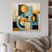 Wrought Studio™ Serendipity Abstract Mid-Century Geometrics - Modern Midcentury Wall Art Living Room Canvas, Cotton | 16 H x 16 W x 1 D in | Wayfair