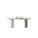 Everly Quinn Altai Oval 31.5" W Dining Table in White | 29.5 H x 63 W x 31.5 D in | Wayfair 21D5A9A6721D4937A09A858CF24D6DE2