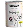 STRAYZ BIO cat 6 x 400 g Umido per gatto - Anatra bio e patata dolce bio