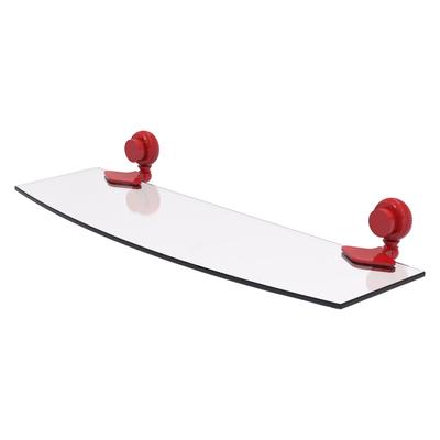 Allied Brass Venus Collection 18 Inch Glass Shelf with Twist Accents