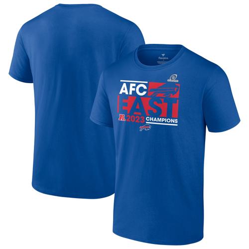 Herren Fanatics Royal Buffalo Bills 2023 AFC East Division Champions Big & Tall T-Shirt